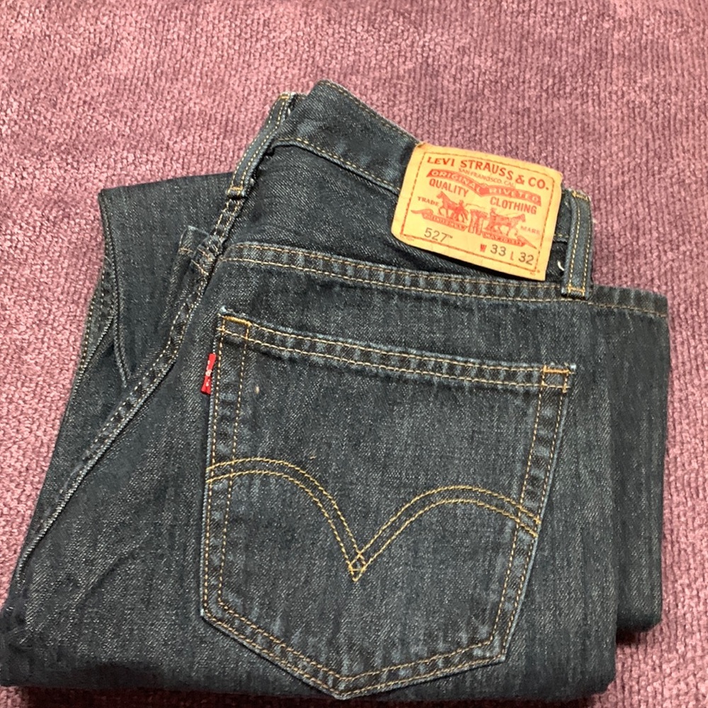 Levi 527 Slim Bootcut Jeans Sz 33/32